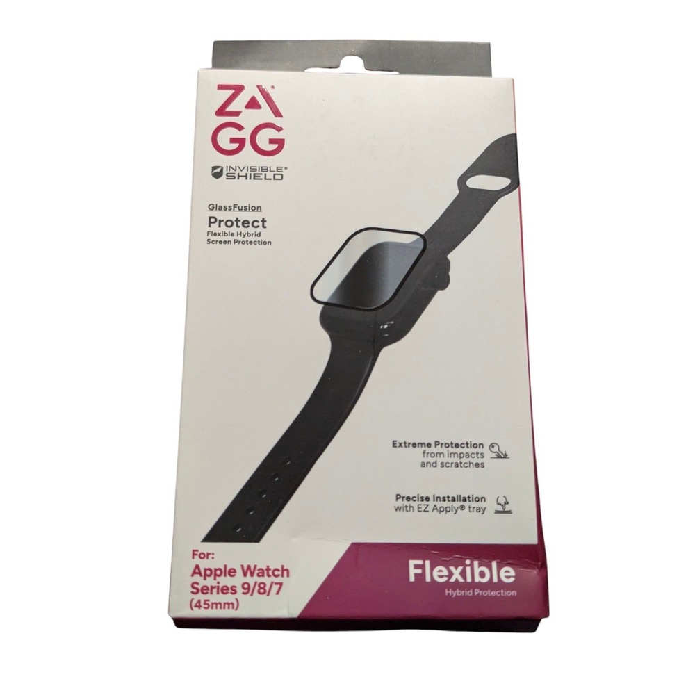 Mm3N ZAGG Glass fusion Screen‎ Protector for Apple Watch Series 9/8/7 (45mm)